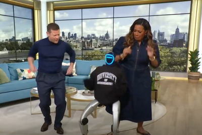 This Morning’s Dermot O’Leary ‘freaked out’ by dancing robot: ‘We’ll be replaced’