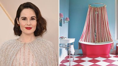 Inside Michelle Dockery’s London Powder Room – A Design-Led Lesson in Why Unexpected Red Is the Boldest Small-Space Statement Right Now