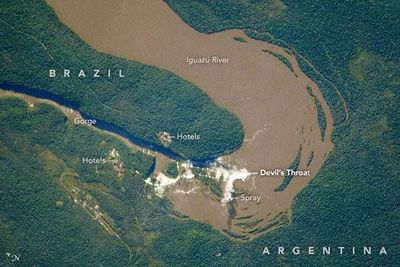 World’s largest waterfall system by width lies between Brazil and Argentina — stretching 2.7 kilometres