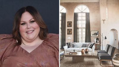Hold the Symmetry – Chrissy Metz's Sculptural Living Room Quietly Dismisses This Key Design Rule, Yet Remains Beautifully Balanced