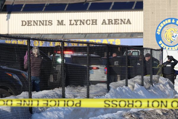 Police video shows chaotic aftermath of Rhode Island ice rink shooting