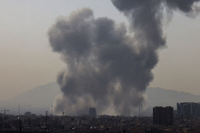Smoke seen rising from area of southern Tehran following Israeli attack