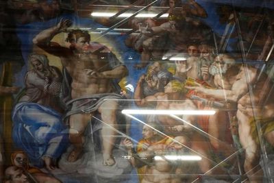 Vatican removes sweaty coating on Michelangelo’s ‘The Last Judgment’