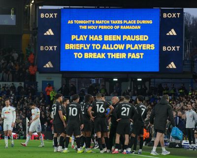 Pep Guardiola condemns fans who booed as Muslim players broke Ramadan fast at Leeds