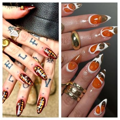 The Best Nail Looks of the Week Are Serving Serious Orange Manicure Inspiration