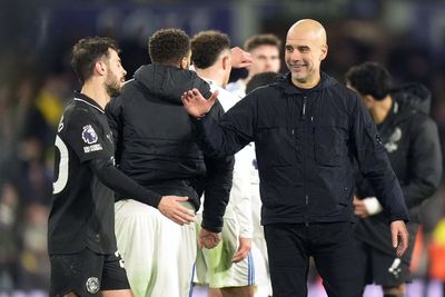 Pep Guardiola hails ‘huge victory’ at Leeds as Man City reel in leaders Arsenal