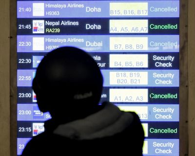 Hundreds of thousands of travellers stranded or diverted by airspace closures in Middle East