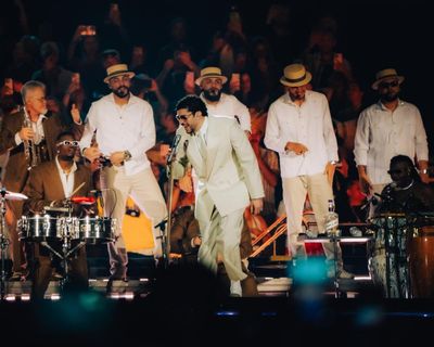 ‘For us, it’s like Christmas’: Bad Bunny gets rapturous welcome at first-ever Australian show