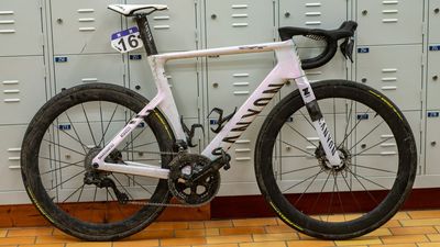 Mathieu van der Poel wins Omloop Het Nieuwsblad on an updated Canyon Aeroad frame and prototype Shimano wheels