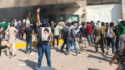 Watch: Mob storms US Consulate in Pakistan after Khamenei's death; 9 killed in violent clash
