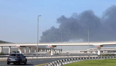 Dubai airport rocked by fresh blast as Iran’s revenge strikes hit Gulf
