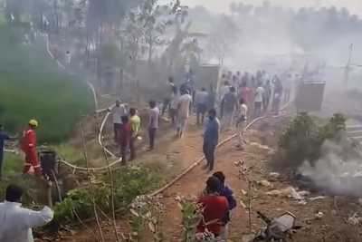 At least 20 killed after explosion rips through fireworks unit in India