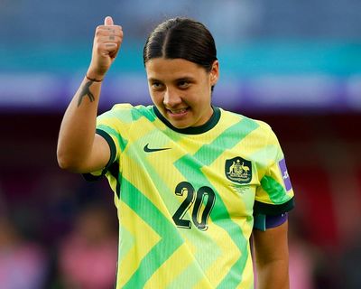 Sam Kerr made a statement with her leaping header – the Matildas’ leader is back