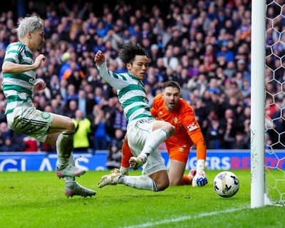 Reo Hatate grabs Celtic a draw at Rangers to leave Hearts as real winners