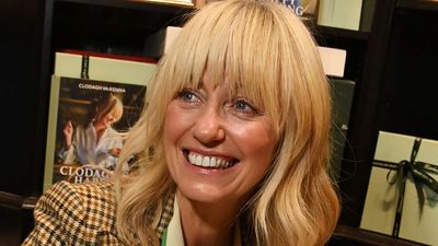 Fair Isle jumpers are still going strong for early spring, and Clodagh McKenna's heritage knit shows off the look perfectly