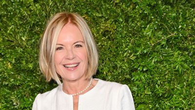 Some think that a white jumpsuit is a tricky item to wear but Mariella Frostrup just proved otherwise with her fresh one piece