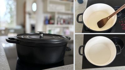 I cremated my cast iron Le Creuset this weekend - here's how to go from burnt back to sparkling without a scratch