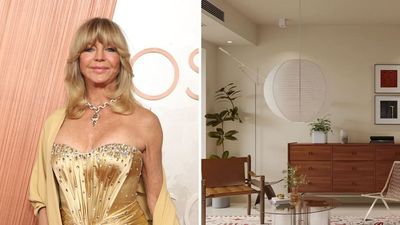 If You Choose a Statement Light Fixture Exactly Like the One In Goldie Hawn's Entryway, Everyone Will Know You Have Good Taste