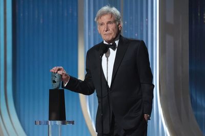 Harrison Ford jokes ‘this is very encouraging’ as he wins lifetime achievement