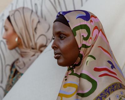 ‘Muslim women are not afraid to be seen’ – the power of the printed hijab