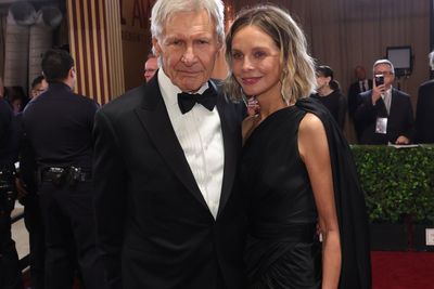 Harrison Ford pays tribute to ‘extraordinary’ Calista Flockhart during tearful awards speech