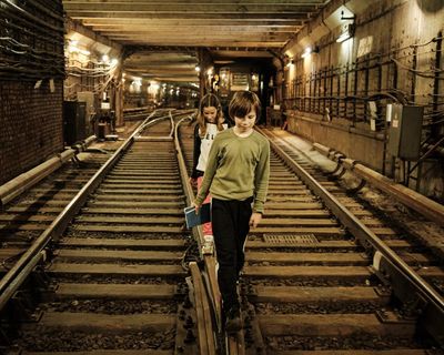 Photophobia review – down in the Kharkiv rail tunnels with a 12-year-old as the bloodshed rages overhead