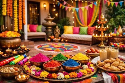 How to Host a Memorable Holi Get Together at Home