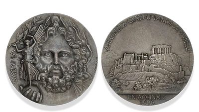 'A rare crown jewel': World's first modern Olympic medal fetches €120,000 at auction