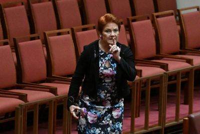 Australian far-right senator storms out after censure over ‘inflammatory’ anti-Muslim remarks