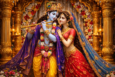 Why Do We Say “Radha Krishna” and Not “Krishna Radha”?