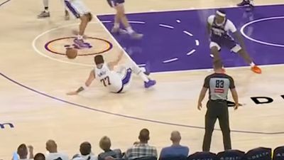 Luka Dončić Hit One of the Coolest 3-Pointers of NBA Season After Falling Down