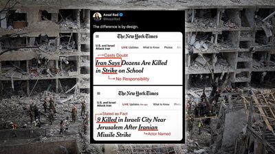 Western coverage of Iran is like a masterclass in saying everything except who did it