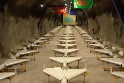 Iran state media shows ‘drone stockpile’ in propaganda video