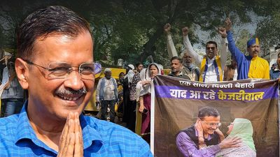 Kejriwal’s show of strength in Delhi