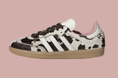 These £30 cow-print trainers are just like the viral Adidas sambas
