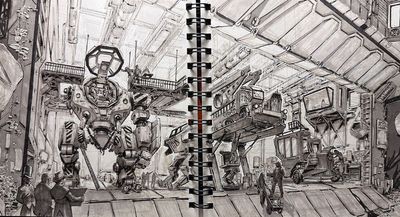 Why this video game artist still draws in a sketchbook with markers