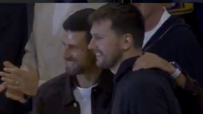Luka Dončić Gushed About the ‘GOAT’ Novak Djokovic Attending Lakers Game