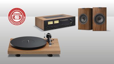 This neat streaming and vinyl system is a modern take on a classic hi-fi setup – fewer boxes, great sound