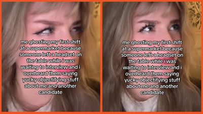 ‘I’m not doing this’: Woman ghosts first shift at supermarket after she hears staff disgusting comments through headset left on table