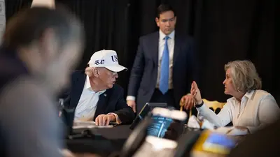 As missiles flew over Iran, Donald Trump partied like it was none of his business