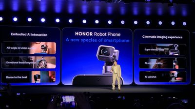 I got a glimpse of the Honor Robot Phone, and I'm stunned