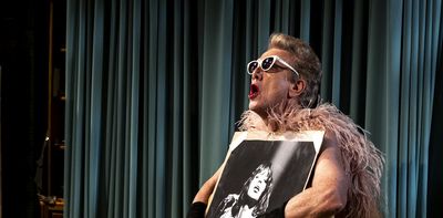 You know you’re alive with Simon Burke in full flight on stage in The Elocution of Benjamin Franklin