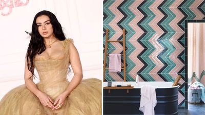 Charli XCX's Wuthering Heights-Coded Bathroom Makes This 'Pretty' Shade Edgy Thanks to an Unexpected Color Pairing