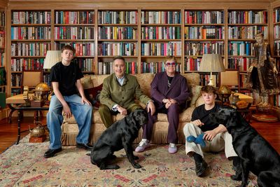 Portrait of Elton John and family goes on display at National Portrait Gallery