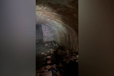Sinkhole on popular golf course reveals 19th-century discovery