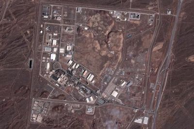 Satellite images appear to show strikes at Iranian nuclear site