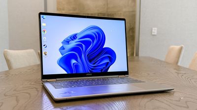 I tested the MSI Prestige 14 Flip AI+ — and it’s a business laptop that knows how to have fun