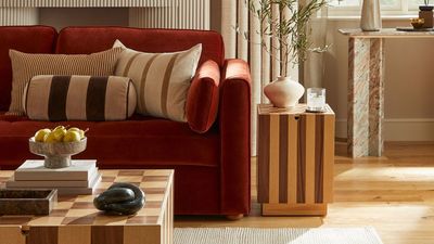 A Hidden Gem! This Designer-Look Side Table, That's Actually Also a Chess Board and Storage, Is From a Store You Might Never Expect