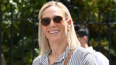 Zara Tindall's comfy wedges, sunglasses and chic Aspinal bag are a perfect trio to elevate summer outfits
