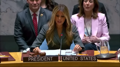 Melania Trump Chairs UN Security Council on 'Peace' as Iran Reports 180 Dead in School Strike